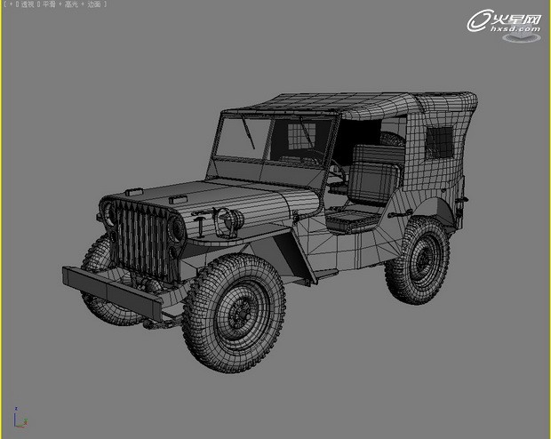 3DSMAX制作威利斯吉普车模型贴图23