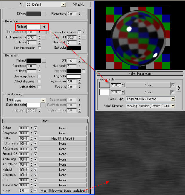 3DSMAX打造金属磨砂材质2