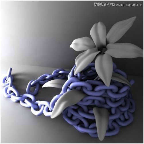 3DsMax制作被束缚的花儿6