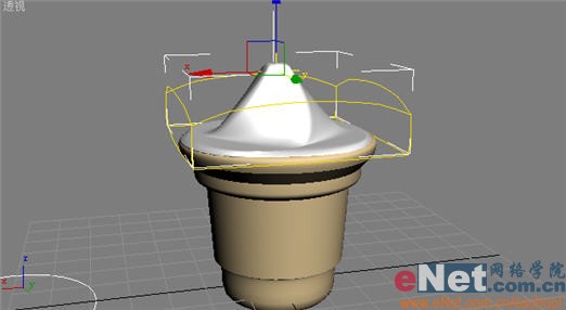 3dmax教程:打造桶装冰激凌7