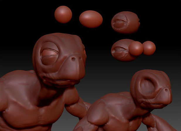 3DSMAX制作幽默海龟3D效果9