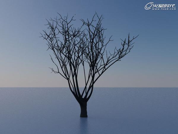 3ds Max教程:模拟实现树上积雪的效果2