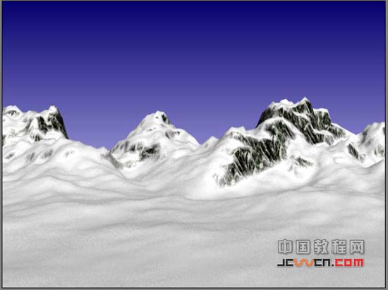 怎样用3DMAX制作雪景1
