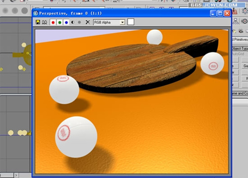 3D制作乒乓球和球拍1