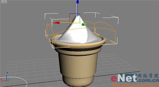 3dmax教程:打造桶装冰激凌6