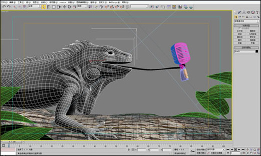 3Ds MAX打造惟妙惟肖的蜥蜴的麦11