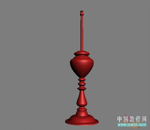 3D一盏铜油灯的建模及渲染4