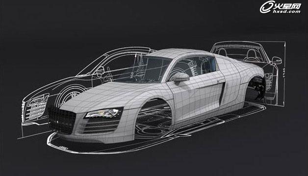 3ds Max打造Audi R81