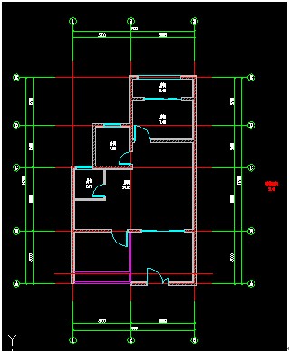 浩辰CAD教程建筑之复式住宅设计5