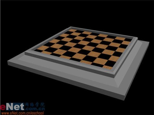 3DSMAX打造国际象棋棋盘效果11