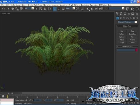 3DsMax制作游戏场景中植物16
