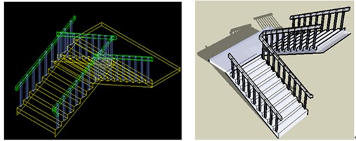 浩辰CAD教程建筑之多样式楼梯绘制6