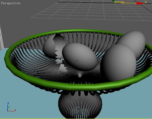 3DMAX打造鸡蛋30