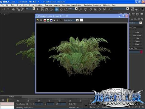 3DsMax制作游戏场景中植物17