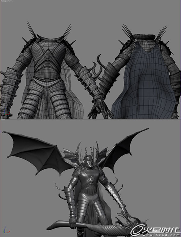 3DMax打造超酷的恶魔之翼教程7