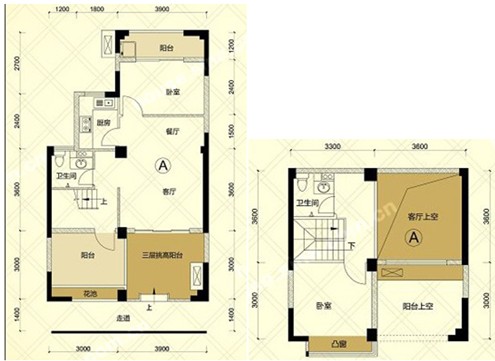 浩辰CAD教程建筑之复式住宅设计1