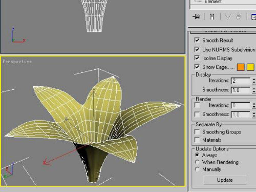 3Ds Max制作漂亮的鲜花模型16