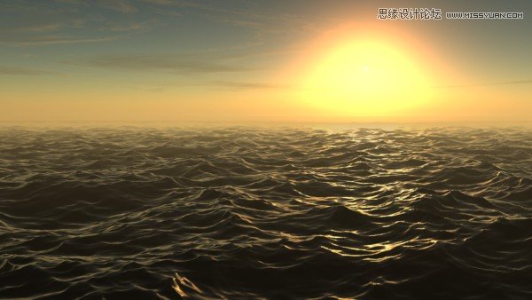 3dmax创建一个美丽的日落场景教程1