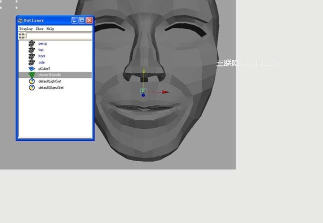 Maya制作脸部表情的动画教程6