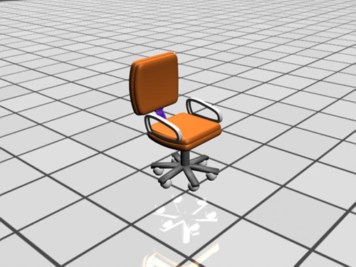 3D初级教程--打造一张逼真转椅31