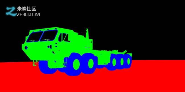 maya和mr军用货运卡车HEMTT-M1075制作特辑10