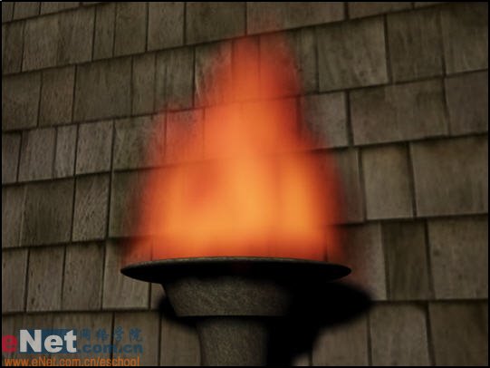3dmax教程：模拟火焰的燃烧效果1
