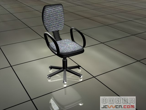 3D初级教程--打造一张逼真转椅1