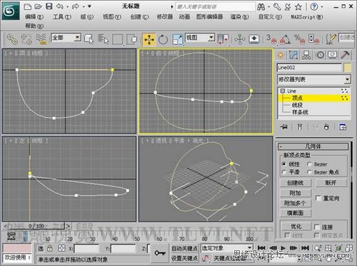 3Ds Max香蒲面片建模教程8