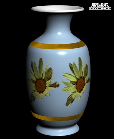 3dsMax实例教程:制作逼真的彩色花瓶1
