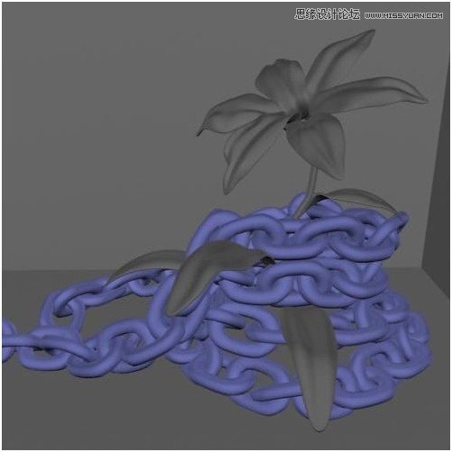 3DsMax制作“被束缚的花儿”实例教程2
