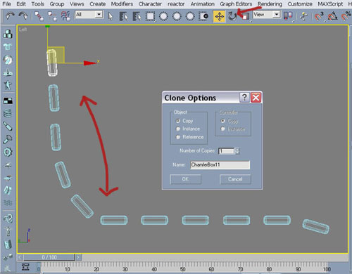 3DSMAX公园长椅建模教程5