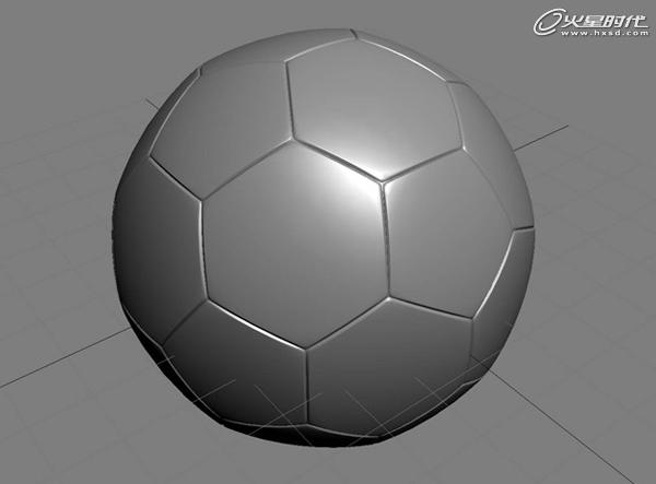 3DSMAX制作足球贴图2