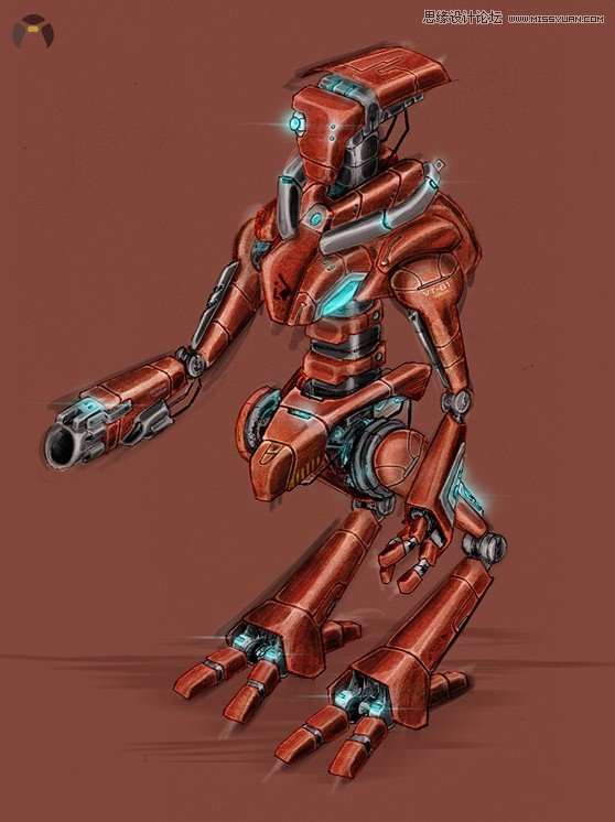 3DMAX制作超酷的外星机器人教程3