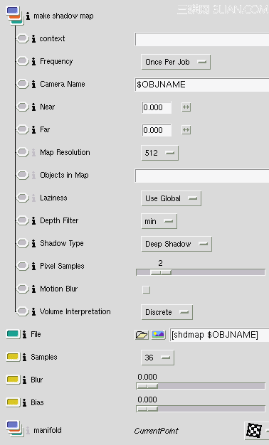 MAYA渲染教程:renderMan自带教程之散焦效果4