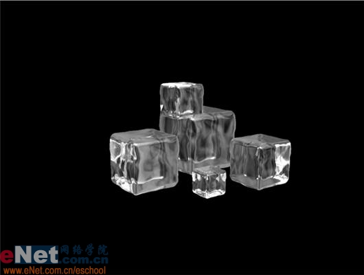 3dmax9.0教程:制作透明的冰块1