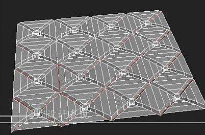 3DsMax一个软包斜拼建模的实例教程12