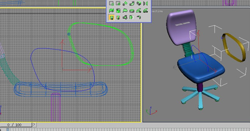 3D初级教程--打造一张逼真转椅37