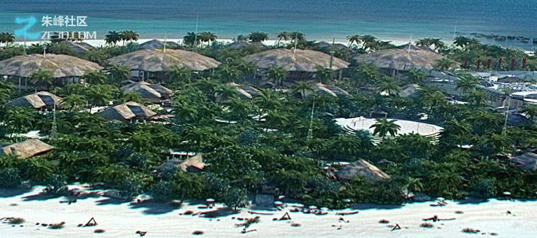 Maya和vue制作爱之海滩大型场景制作教程13