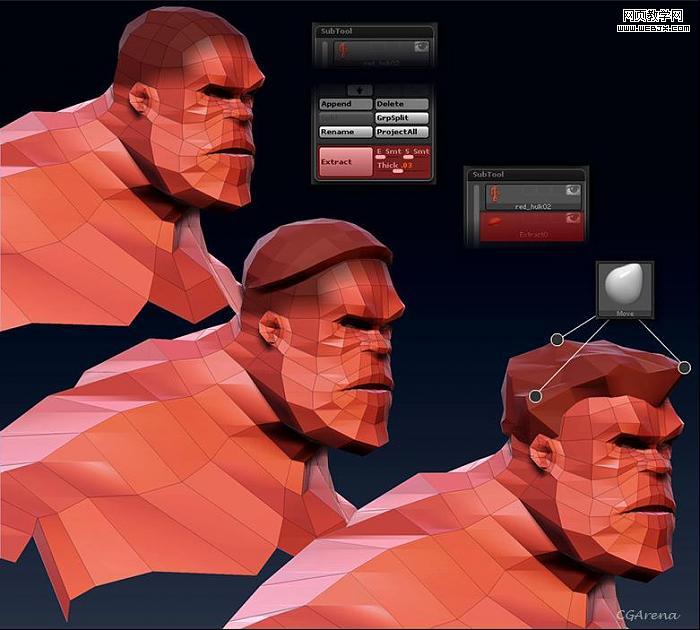 3dmax打造红巨人浩克4