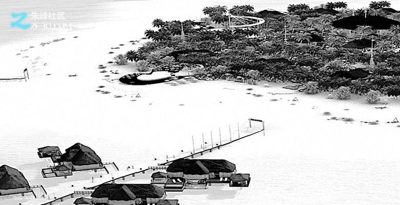 Maya和vue制作爱之海滩大型场景制作教程4
