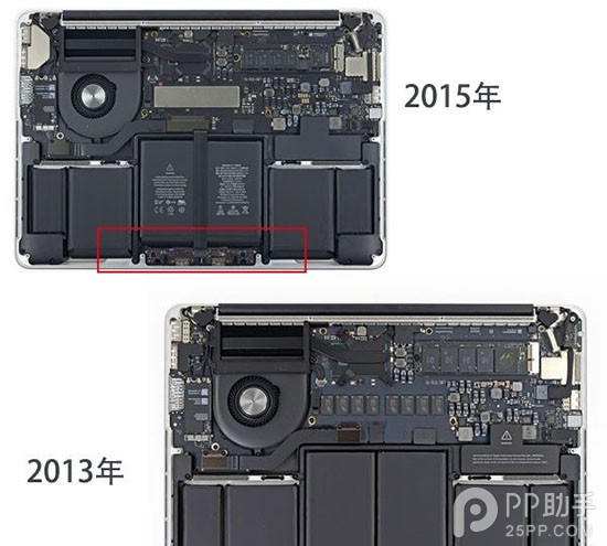 2015新款13 英寸Retina MacBook Pro拆机高清图赏5