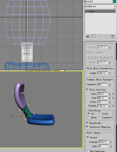 3D初级教程--打造一张逼真转椅16