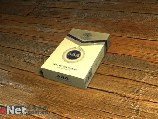 3DS MAX教程:制作香烟盒效果1