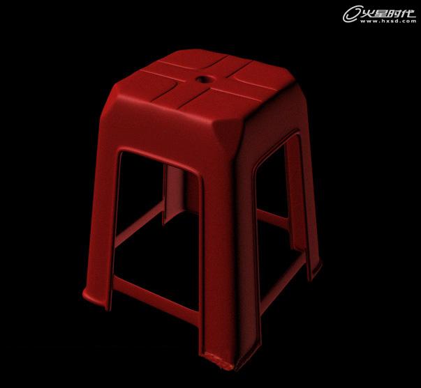 3D制作塑料凳子建模教程1