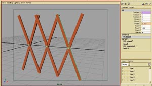 Maya 交叉伸缩器使用教程8