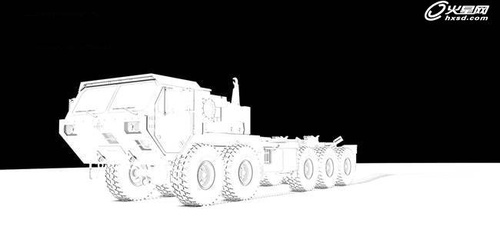 Maya军用货车HEMTT-M1075制作过程8