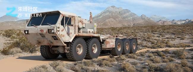 maya和mr军用货运卡车HEMTT-M1075制作特辑14
