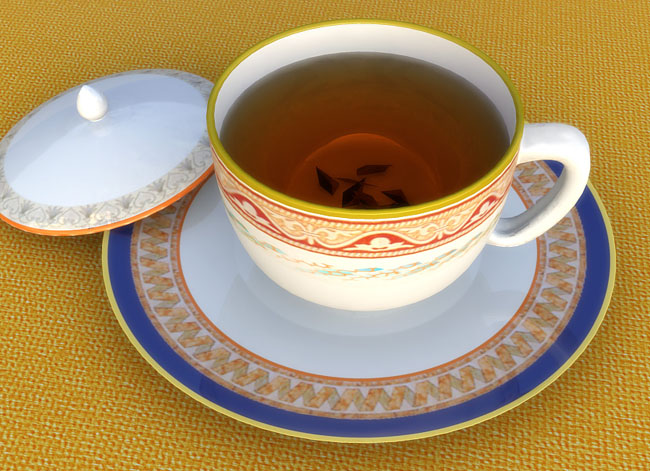 3D制作茶杯教程（旋转＋多边形建模）1