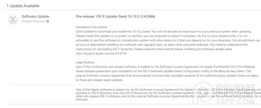 苹果发布OS X 10.10.2 beta1 或将修复wifi链接问题1