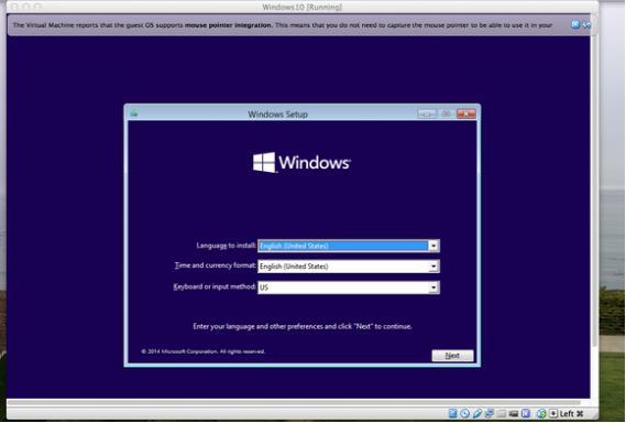 如何在Mac上安装Windows 10预览版2